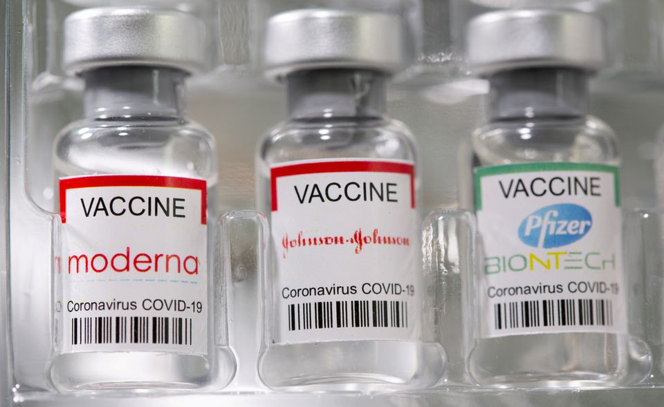 Three approved booster vaccines are Moderna, Johnson & Johnson, and Pfizer