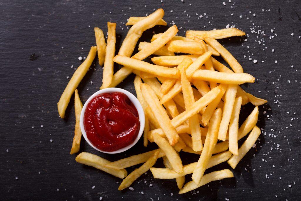 French fries, # 9 on the top ten list of favorite American foods