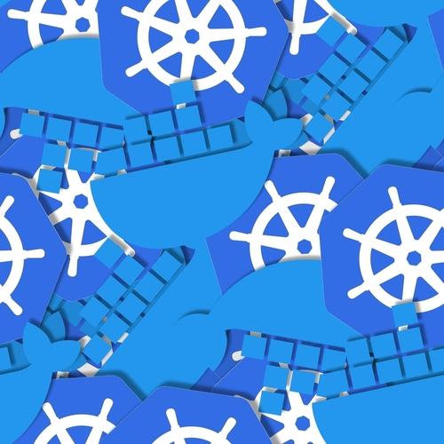 Docker and Kubernetes logos on top of each other